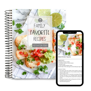 Family Favorite Cookbook Hard Copy + Digital